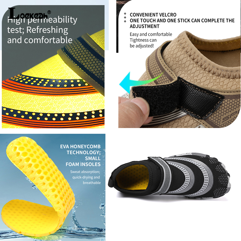 Non-slip Beach Wading Sneakers - Aquatic Water Sports บทวิจารณ์และราคา