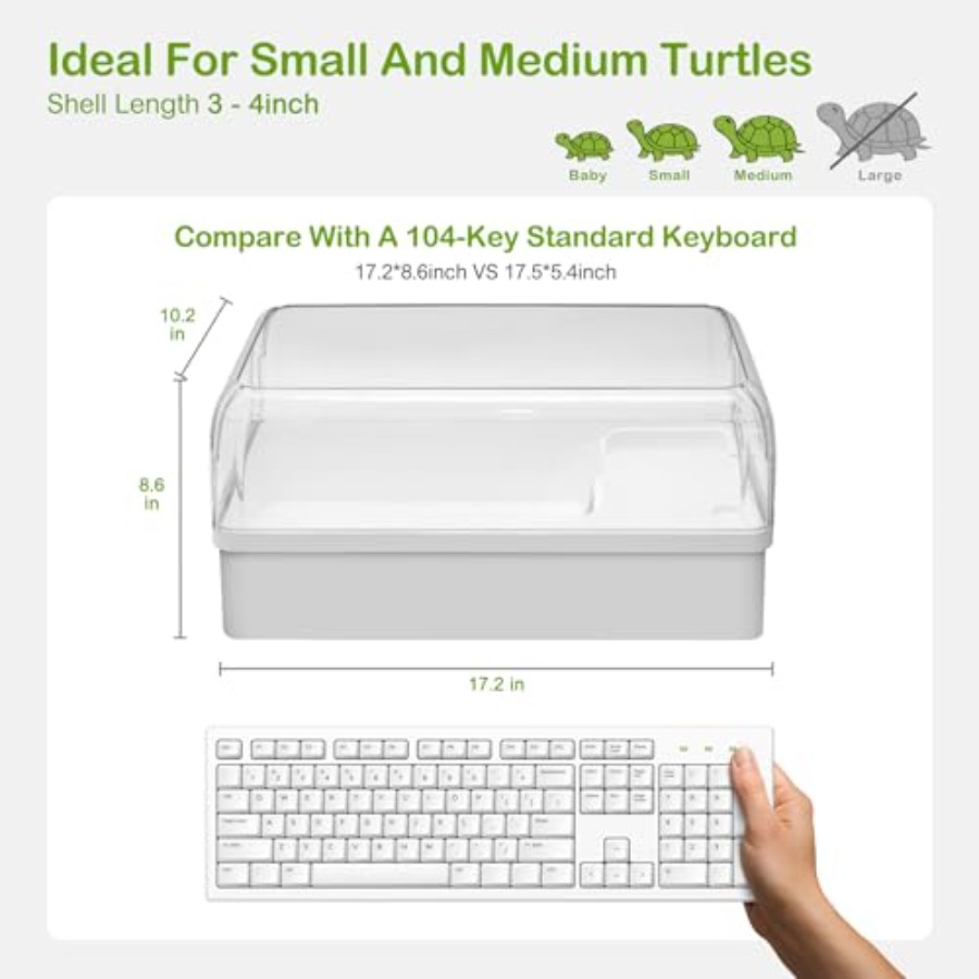 【Spot goods】Turtle Tank Acryli - Aquatic Zone บทวิจารณ์และราคา